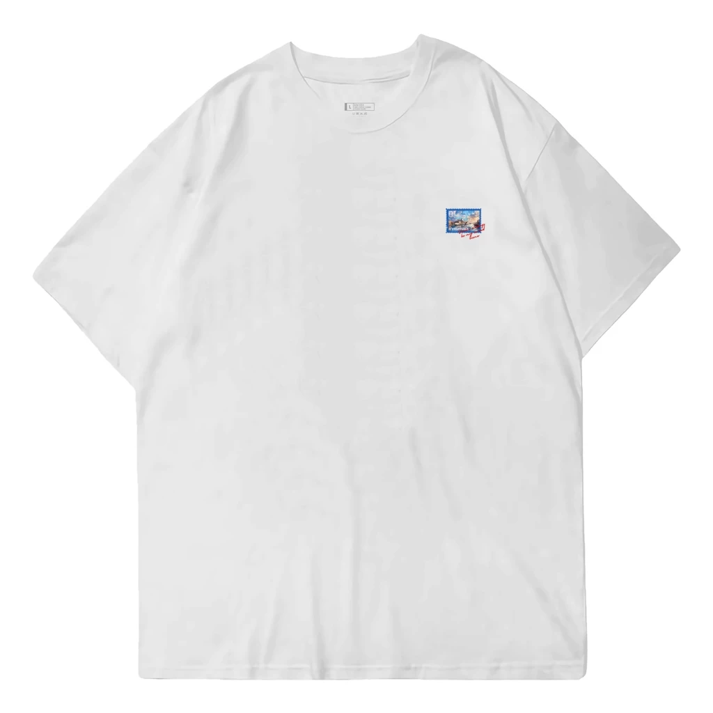 O2 Essentials Oversized T-Shirt – Venice White front view thumbnail