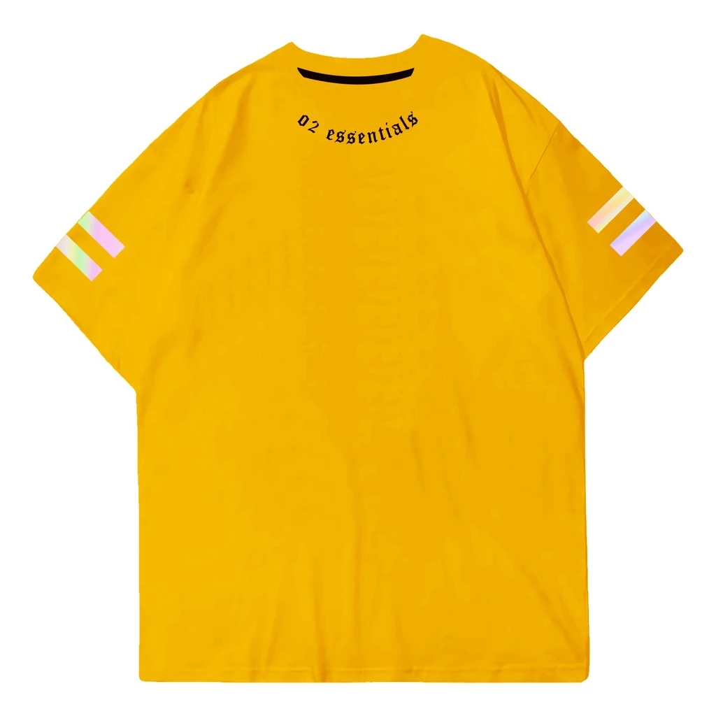 O2 Essentials Oversized T-Shirt – Spectrum 002 Special Edition Yellow front view thumbnail