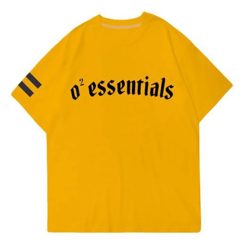 O2 Essentials Oversized T-Shirt – Spectrum 003 Special Edition Yellow front view thumbnail
